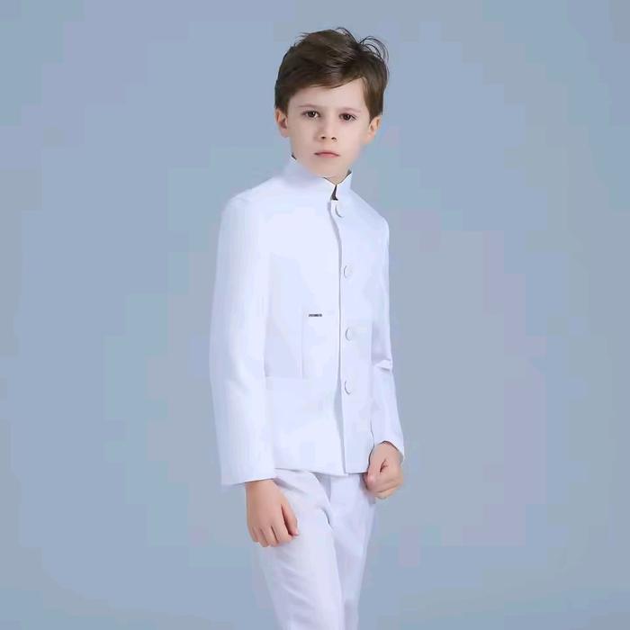 Jasco anak laki- laki 2 - 15 tahun - Jas mandarin anak full puring Hitam, putih Laki-Laki