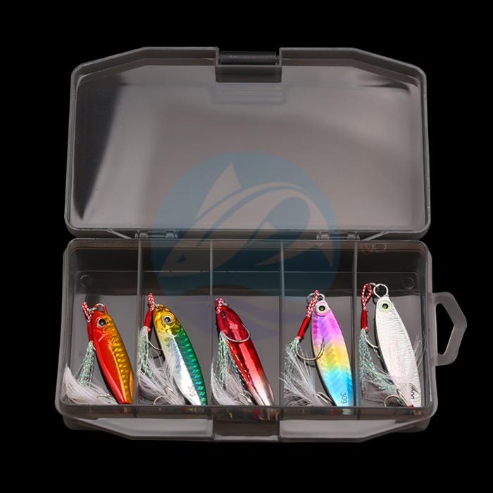 7g/10g/15g/20g/30g 5pcs Paket lure casting hampala murah + box free gantungan-BK020