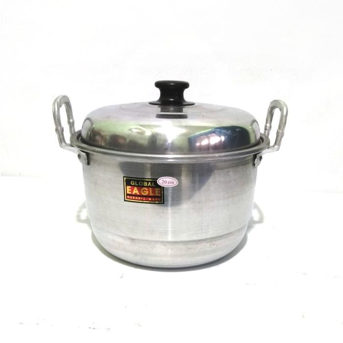 Panci Kukus 20cm Global Eagle Dandang Langseng Steamer Alumunium