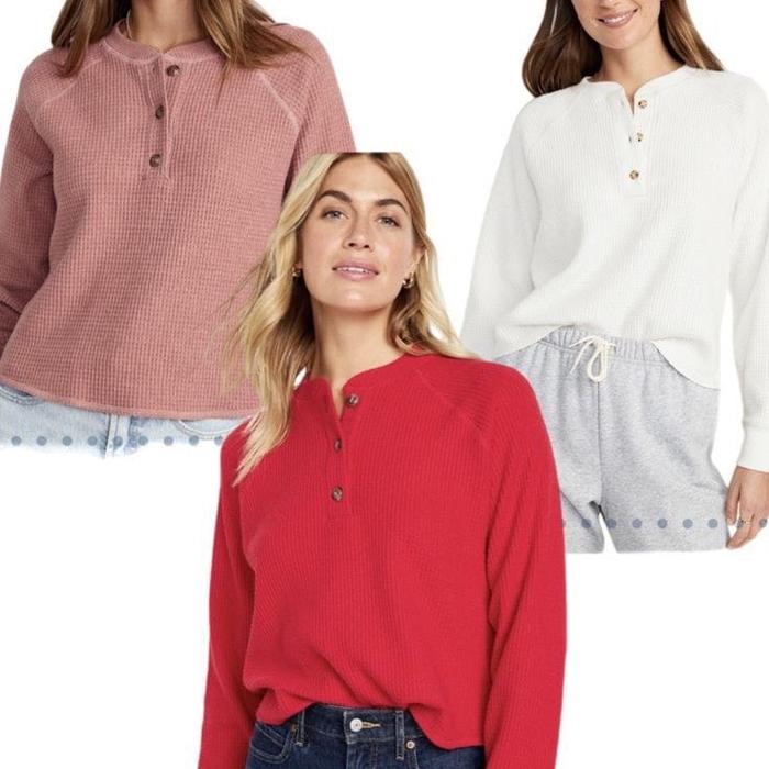 Sweter waffle rajut old navy