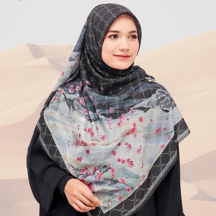Sahara scarf Alwafa Hijab Bahan Voal Printing Adem dan Premium