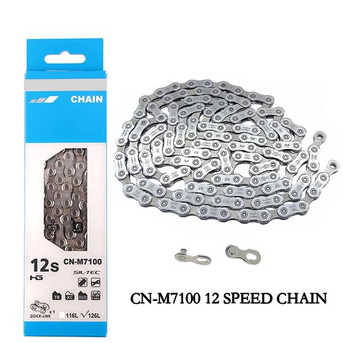 DEROE XT SLX 12 Speed Chain M7100 M8100 Bike Chain Road MTB Bicycle