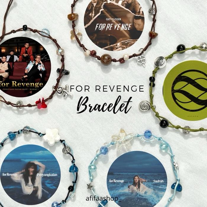 For Revenge Bracelet!  “Serana” -For Revenge/ Gelang Album versi indo / Gelang tali album For Reveng