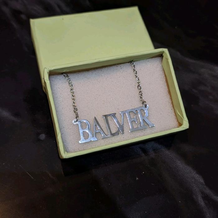 Balver Aksesoris Kalung Nama Laki-laki Balver Termurah dengan Stok Tersedia dan Mudah Dibeli
