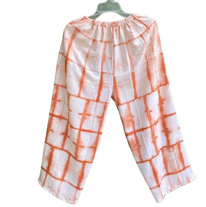 celana kulot shibori rayon