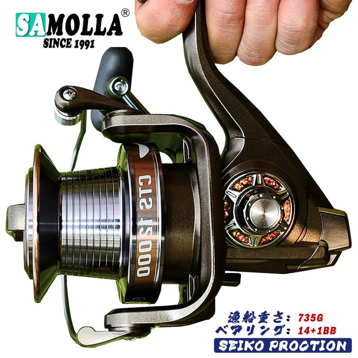 Strong Fishing Reel 30KG Max Drag Spinning Reel Peche Full Metal Carp