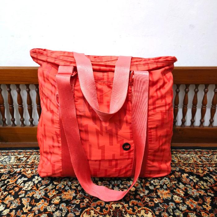 tas tote bag new balance warna orange