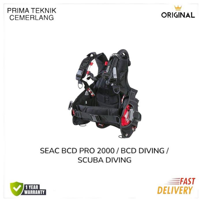 SEAC BCD PRO 2000 / BCD DIVING / SCUBA DIVING