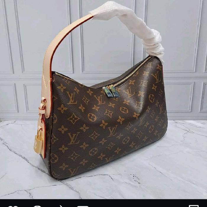 LV Seloci Canvas Quality VIP Tas Tangan Wanita Elegan dengan Desain Monogram Klasik dan Tali Kulit