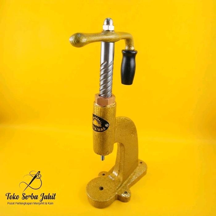 Mesin Press Kancing Manual Alat Pasang Mata Ayam & Snap Button untuk Baju Wanita,