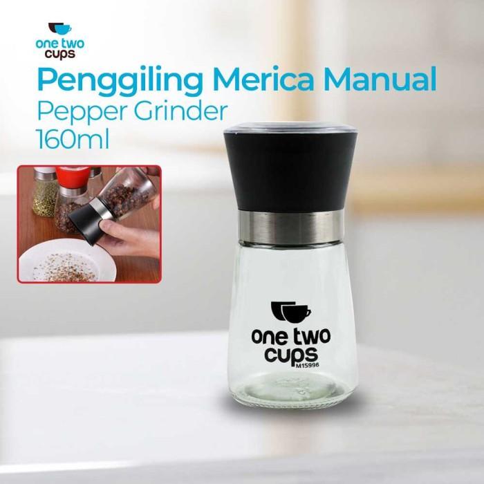 Penggiling Bumbu Merica Manual Glass Pepper Grinder - M15996