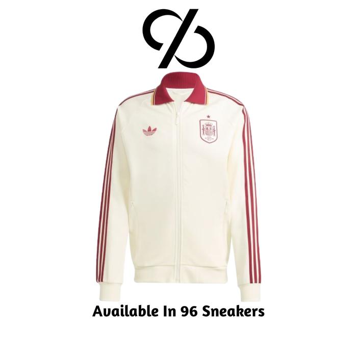 Jaket Pria Adidas Spain Away Anthem Off White (JZ2249) ORIGINAL