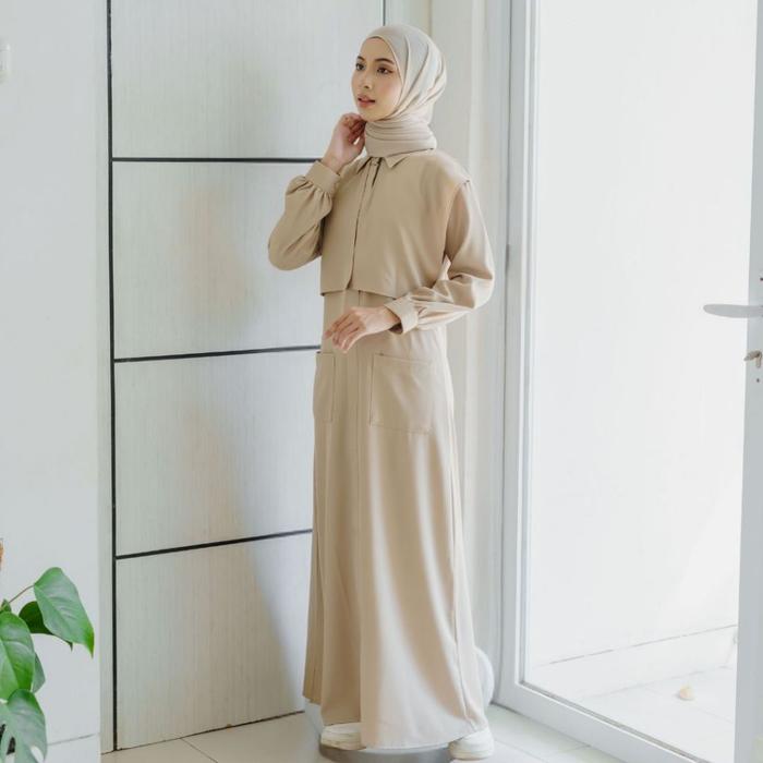 CAYLIN |  Ruby Dress | Dress Muslim Wanita (Ready Stock )
