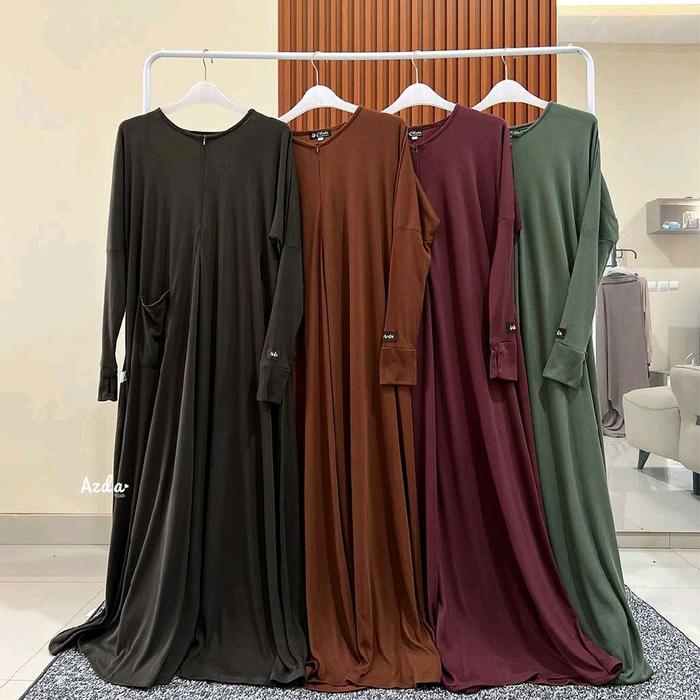 Abaya Shera by azda | abaya shera knit by azda hijab