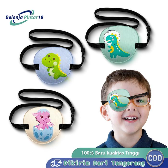 Terapi Lazy Eye Patch Penutup Mata Malas Bajak Laut Terapi Mata Malas Sebelah Adjustable
