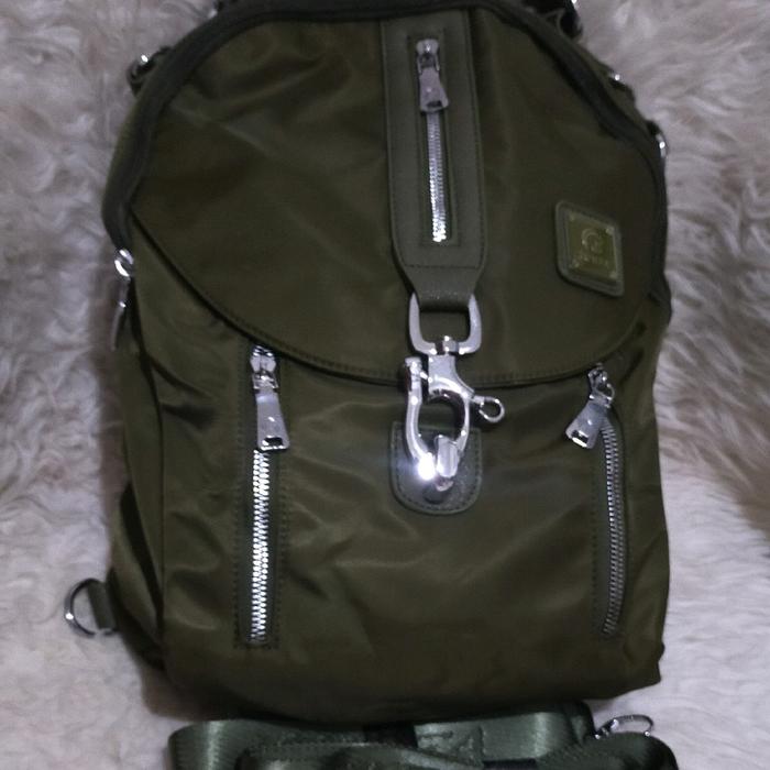 Tas Ransel Junfa Multifungsi Bahan Nilon Tebal Backpack Wanita