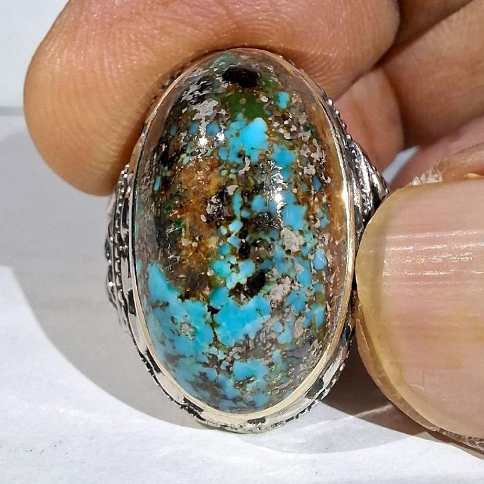 PIRUS PERSIA BIRU LAUT EST DIM 23x13x9 RING 8