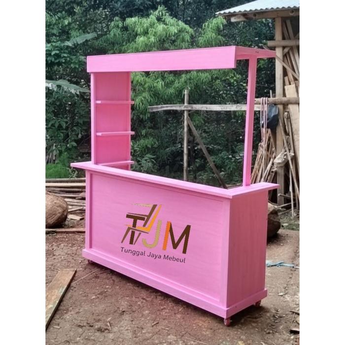 TERBARU!!! Diskon Booth lipat portable/minibar dapur portable/ Promo Booth portable/Booth kayu murah