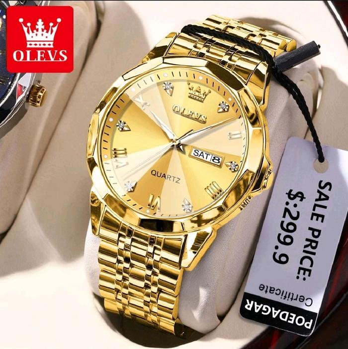 Jam tangan olevs pria original