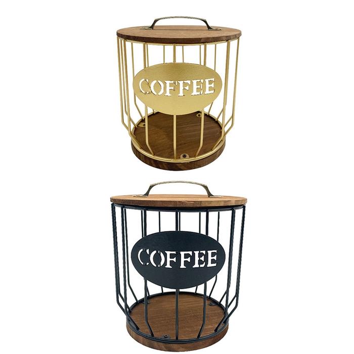 Pemegang Organizer kopi, keranjang penyimpanan kapsul kopi berlubang