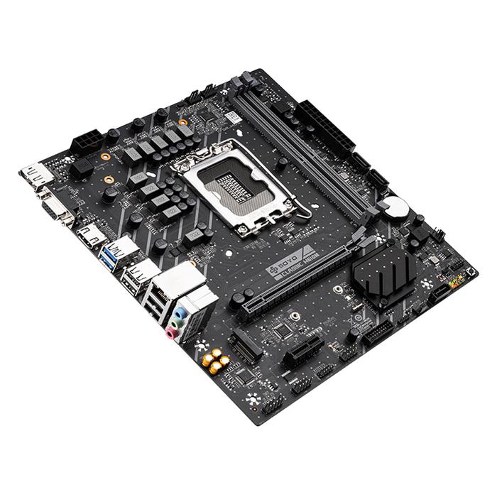 SOYO Classic H610M with Intel I3 12100 CPU motherboard set