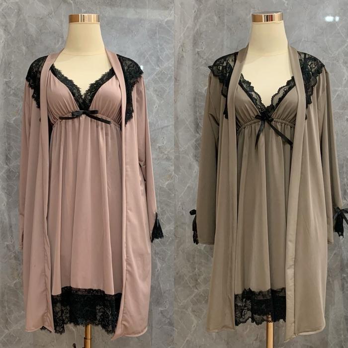WILDNOD - Benita S - 7XL (LD 70-160cm) nightdress & kimono