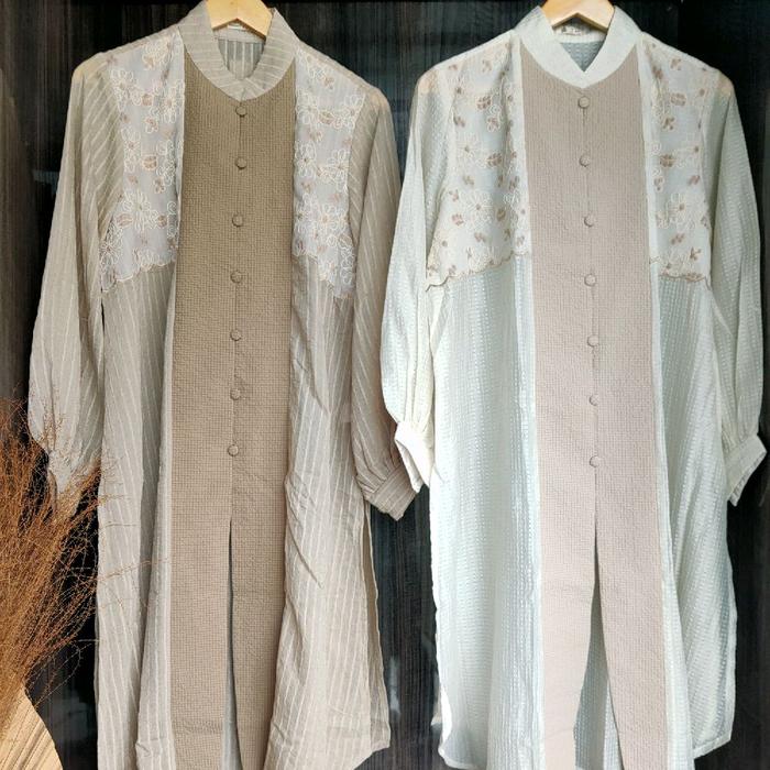 Tunik Deenay Original. Hawra Long Tunic. Tunik Deenay Ied Series