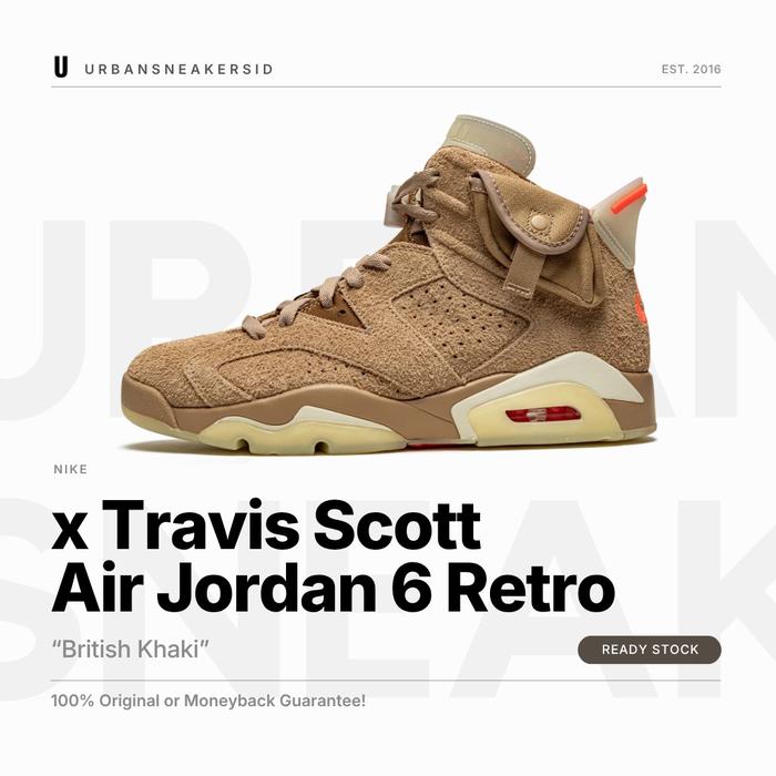 Nike Air Jordan 6 Travis Scott British Khaki | DH0690 200