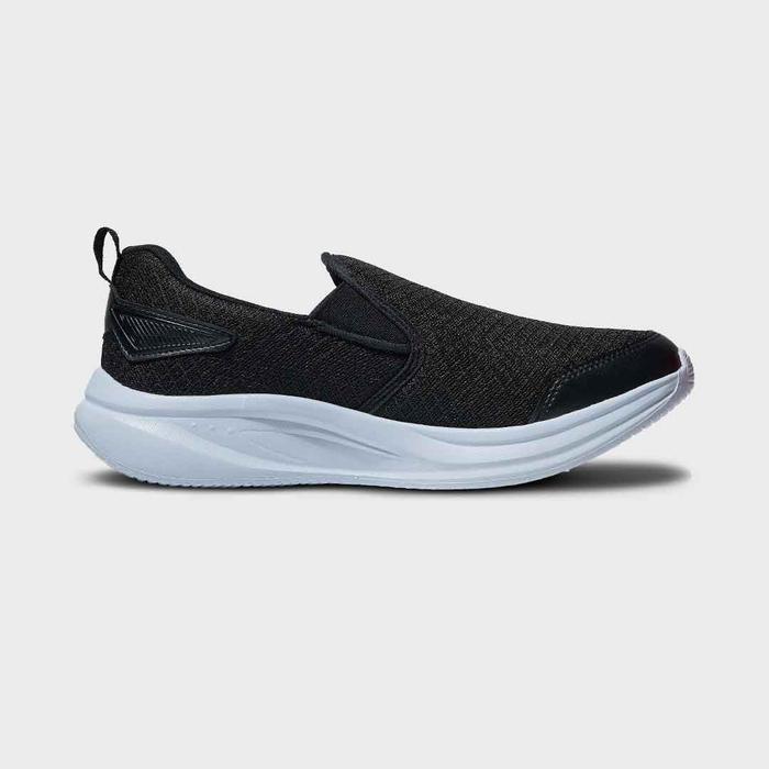 Sepatu Casual SLip On Pria/Wanita Eagle Zen Hitam/Putih - LS386
