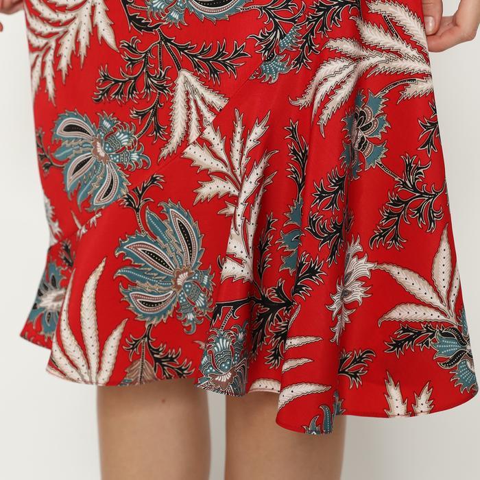 Lyne Halim Skirt Batik Suplir, Merah 3267