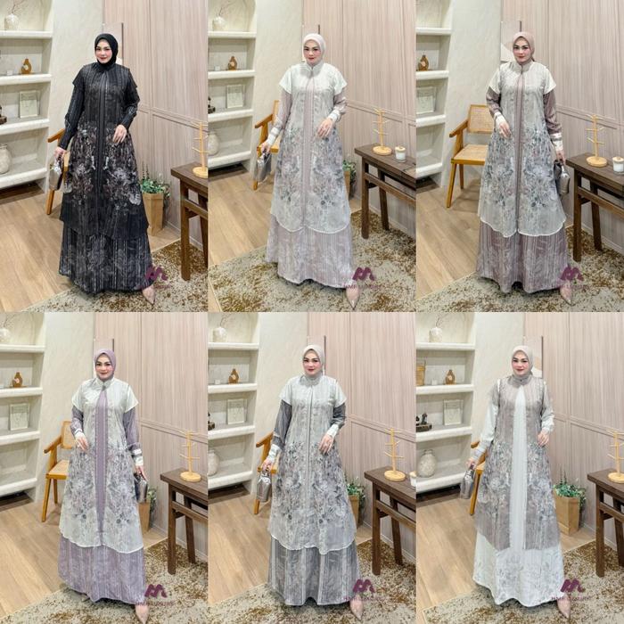 LuxuryFashion READY GAMIS DRESS WANITA SESHA NEW 2IN1 VOL 4 BY HMF LUXURY BEST SELLER!