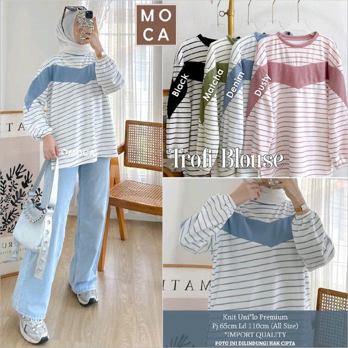 TROFI BLOUSE KNIT PREMIUM ATASAN WANITA BY MYCLOTH
