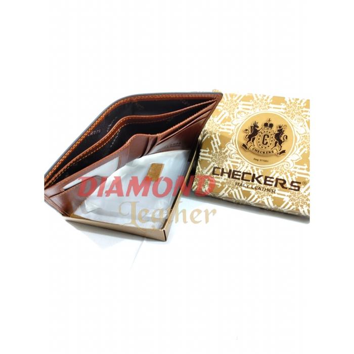 【NEW】 FARNELL - CHECKERS DOMPET KULIT ASLI PRIA CK 02
