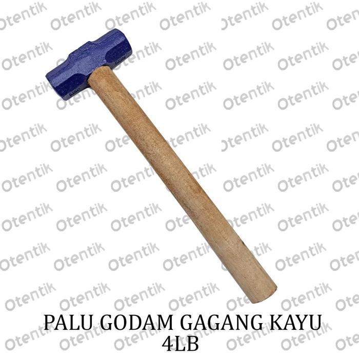 PALU GODAM 4LB GAGANG KAYU - BODEM BOGEM PALU BATU TEMBOK BETON 4 LB