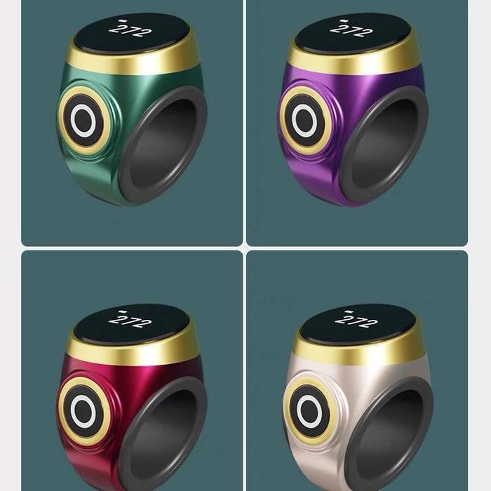 DINGDONG Tasbih Digital S9 Mewah Tombol Sentuh Layar AMOLED Charging Type C Tahan Cipratan Air 2 Sil