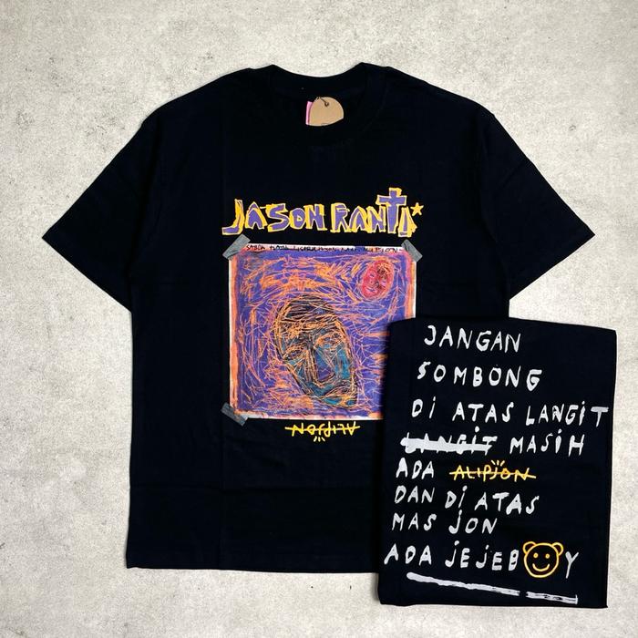 [HOT] Jason Ranti x Alipjon - Sabda Jejeboy | Tshirt Black Original Merchandise