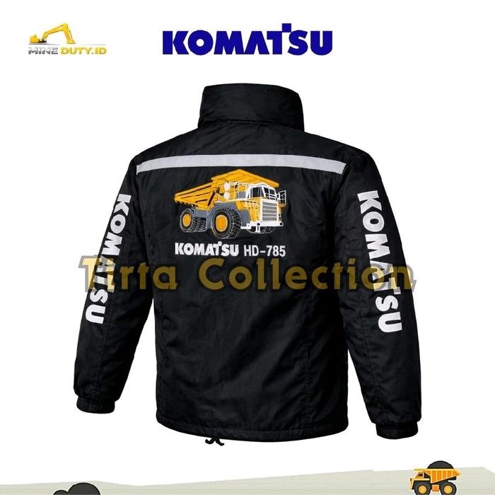 JAKET PARASUT KOMATSU HD - BORDIR ALAT BERAT