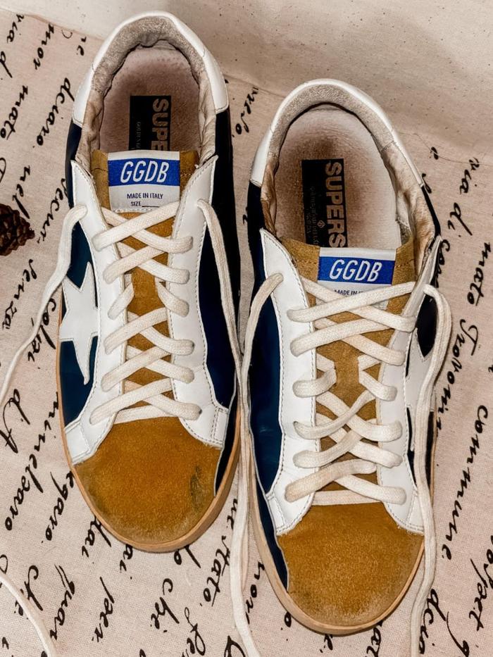 GOLDEN GOOSE DENIM SUPERSTAR SHOES SIZE 43 Original Made in Italy Original GGDB