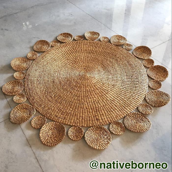 Karpet Eceng Gondok, Karpet Enceng Gondok, Karpet Natural Alami Etnik