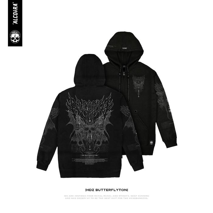 HDZ BUTTERFLYTON || HOODIE ZIPPER BUTTERFLYTON || HOODIE ZIPPER ALCOTRA
