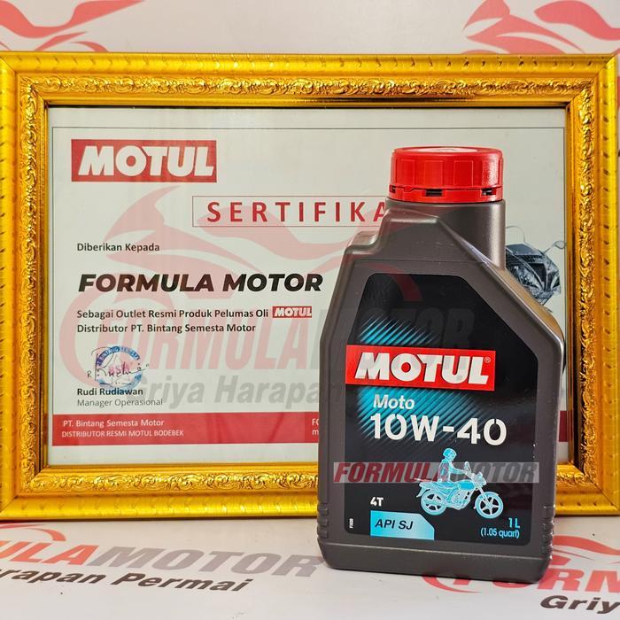 Oli Motul Moto Mineral 4T 10W40 1L Mencegah Selip Kopling Mesin -Gratisongkir