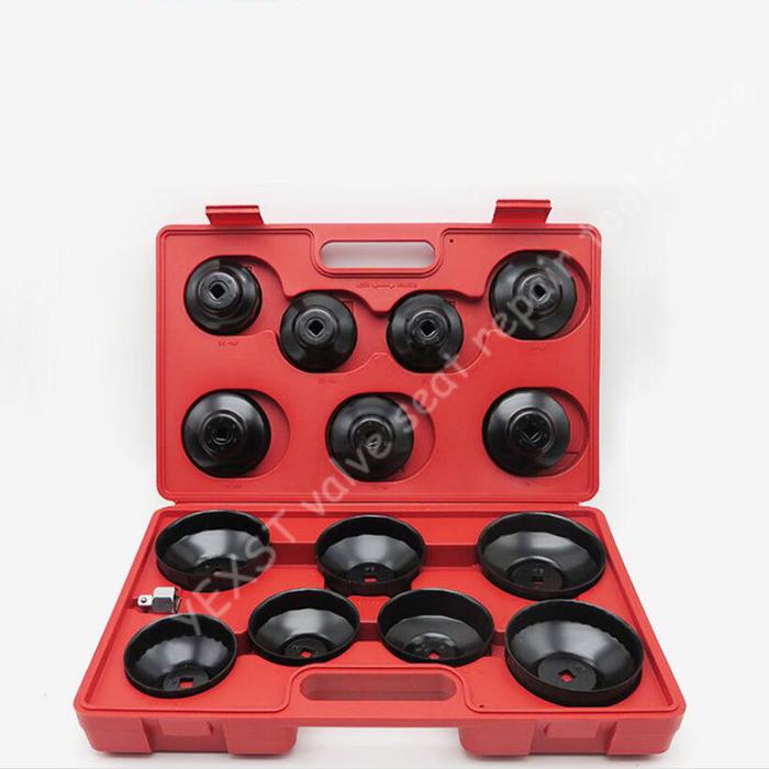 14pcs cap type oil grid wrench filter wrench, oil filter wrench oil