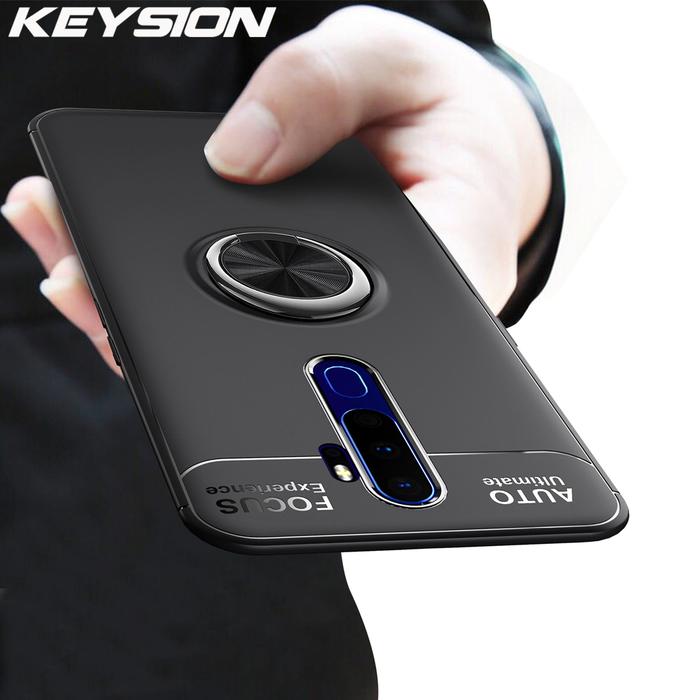 KEYSION Shockproof Case For OPPO A9 2020 A5 2020 A91 A31 Ring Phone