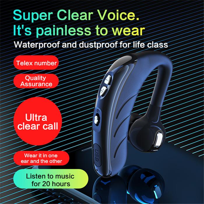 New V9 Wireless Bluetooth Earphone with HIFI Stereo HD Mic Handsfree