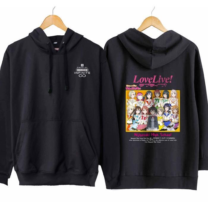 Jaket hoodie infinite love live! NIJIGASAKI HIGH SCHOOL CLUB MEMBER - NIJIGASAKI HIGH SCHOOL CLUB ma