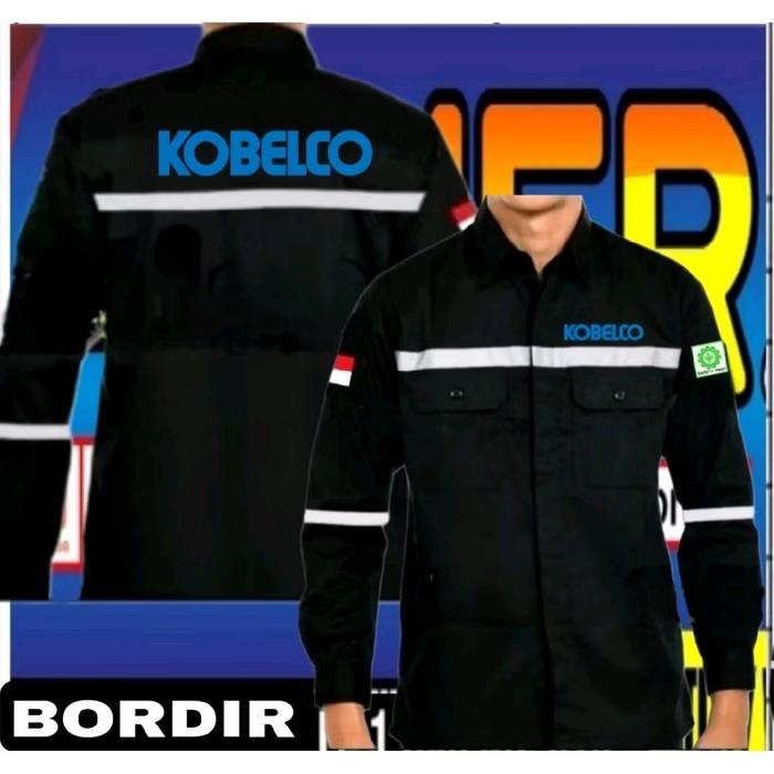 terbaru wearpack Kobelco Kemeja Kobelco baju Kobelco seragam Kobelco kemeja kerja Kobelco baju kerja