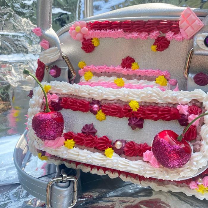 Cherry Boom Sling Bag Fake Cake