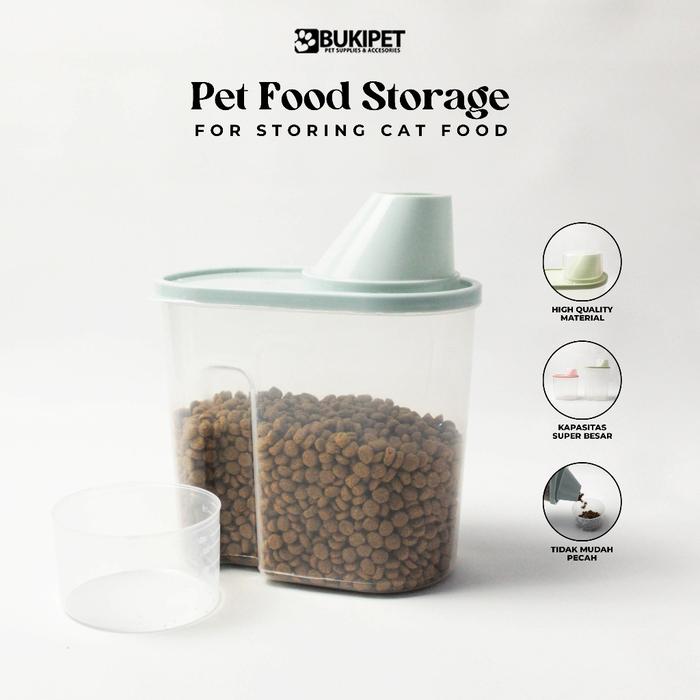 Tempat Penyimpanan Makanan Kucing Food Storage - Food Storage