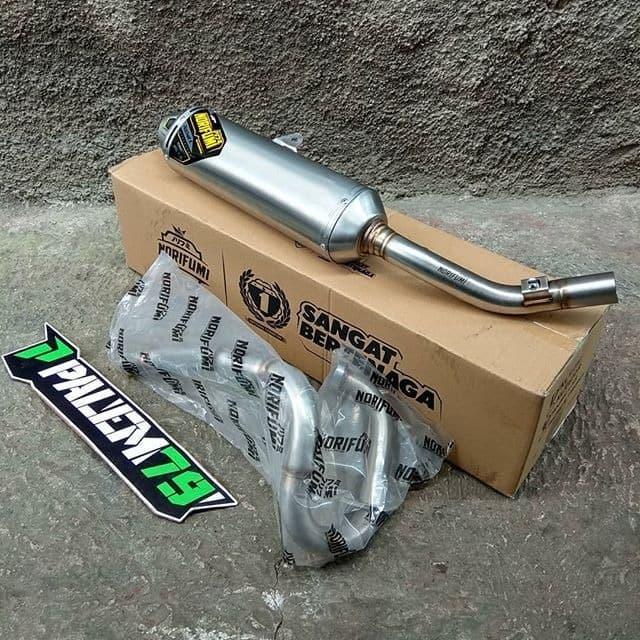 Knalpot Ori Norifumi Rocket 4 Stainless KLX 230 R KLX230R Full System