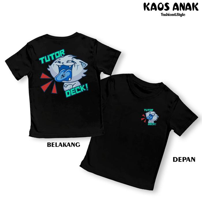 Kaos Emote Mobile Legend - Kaos Atasan Katun Sablon Dtf - Kaos Emoji ML - Kaos Emote ML Tutor Deck -
